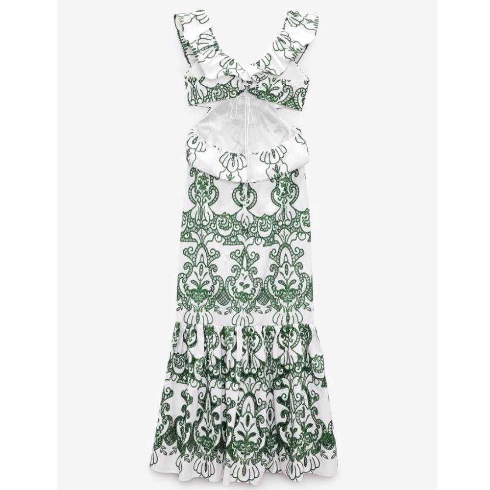 Zara RUFFLED DRESS LIMITED EDITION - Picture 3 of 9